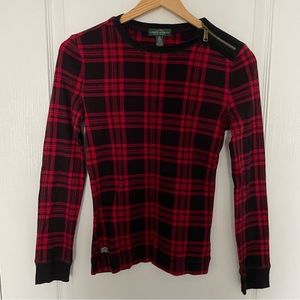 Lauren Ralph Lauren Plaid Long Sleeve T-shirt
